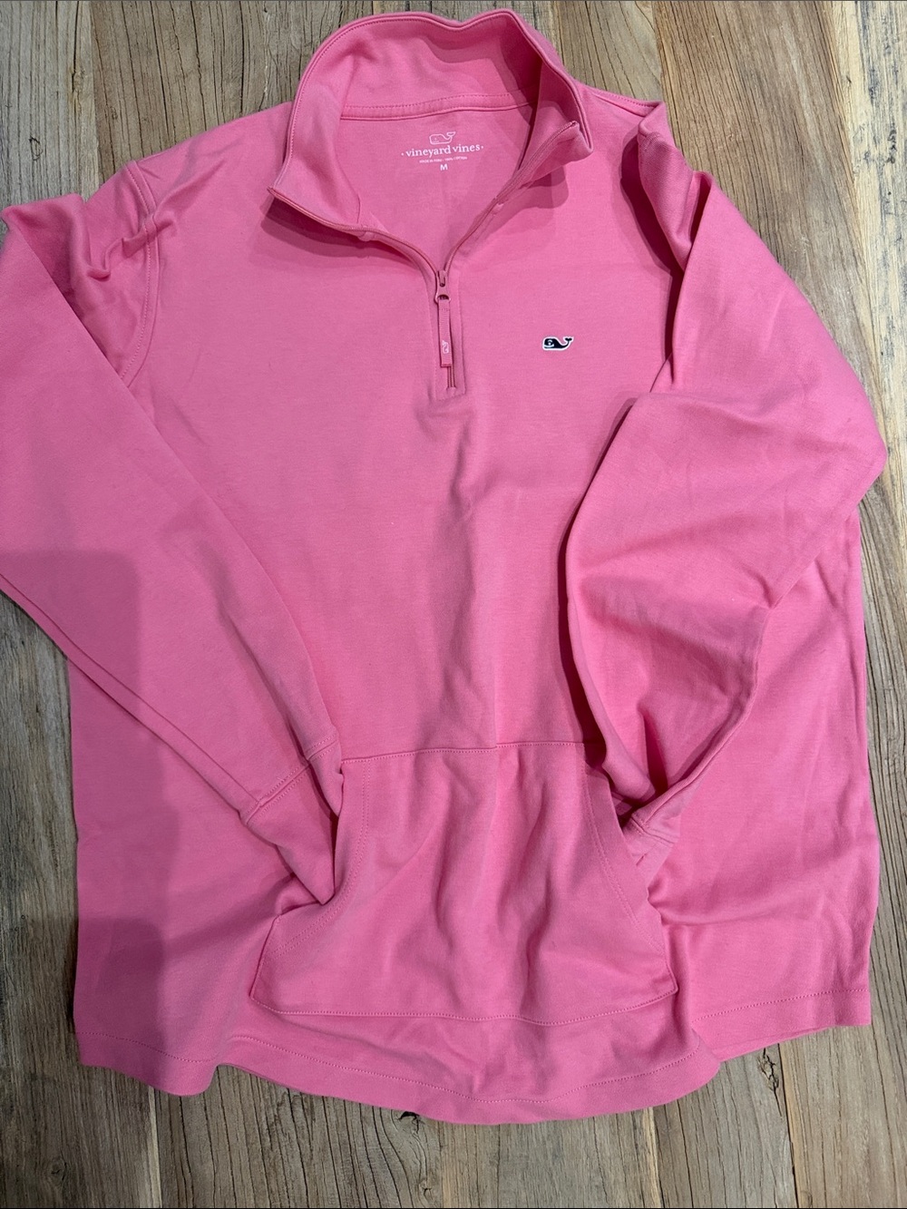 Vineyard Vines Pink Women's Quarter-Zip Pullover